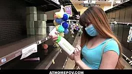 oh god, alison rey, quarantine masturbation turns into pov store fuck frenzy