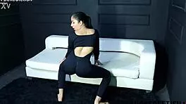 ready for charlot's sizzling spandex kink tease?