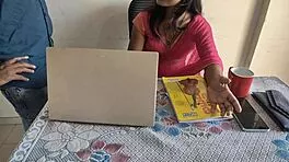 Office worker seduced into brutal pounding by eager colleague