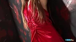 Beautiful Angel's Big Clit Quivers from Deep Toy Penetration