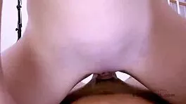 my heart races as pretty brunette teen model bends for deep audition fuck on sofa