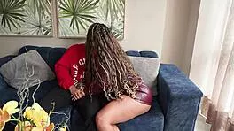 cheating latina milf with huge tits shakes ass for lover