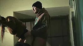 laura quest skinny tanned babe teases pussy outdoors in snow