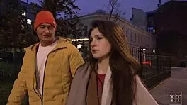 grabbed this cute skinny college slut off the street and raw fucked her tight pussy in dorm without condom