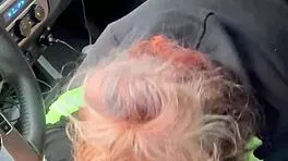 Hooker Bares Ass for Street Blowjob Swallows Public Cumshot