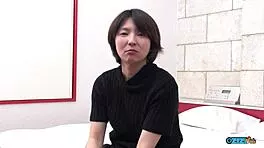 she enjoys company of two older guys in prison room masturbation session