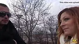 Hunt4k: Hot Chick Fucked Next to Boyfriend Outdoors