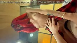 Emo spinner leah's casting couch blowjob turns into hard cowgirl doggie pounding