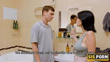 Drilling her wet pussy calms this angry Russian brunette down.