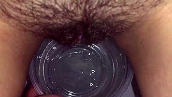 Slender Brunette Pisses in Panties During Shower. Compilation Shows Her Fetish in Toilet Scenes.