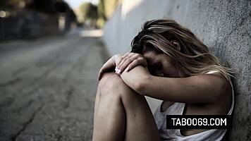 homeless teen 18+ aubrey sinclair got banged by a rich dude, oh man