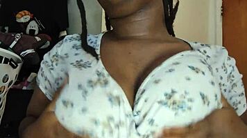 spitting and licking on these chocolate nipples, babe! 😜