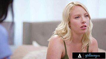 Girlsway - Busty Nurse Reagan Foxx Gives a Pussy Check Up on 18yo Teen 18+ Patient