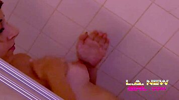 Hot Teen in Shower Gets Intimate