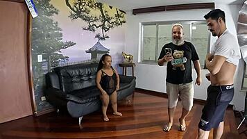 अनजिंया डू माऊ के बैकस्टेज में रॉ होममेड गे एक्शन