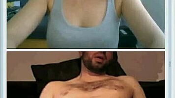 this cute girl on webcam helps a stranger jerk off more at webcamshub com