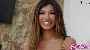 Pint-Sized Asian Spinner Clara Trinity Returns for Bareback Missionary with Treyy Vunt