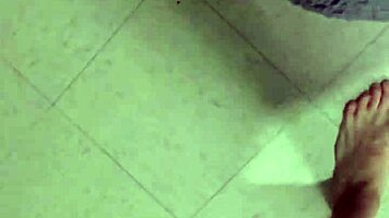 me cojo a mi cita de tinder con creampie bent over vibrator cum in restaurant