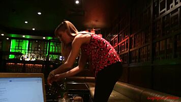 Surprise Anal and Blowjob in Public Restaurant