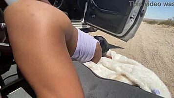 Petite Ebony Cheats On Her White Boyfriend