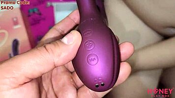 My Holes Perforated With App-Controlled Rabbit Vibrator!