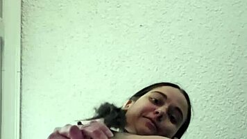 Emy angel caresses petite pussy