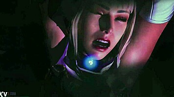 princess zelda kneels bound as sage's obedient bdsm slave