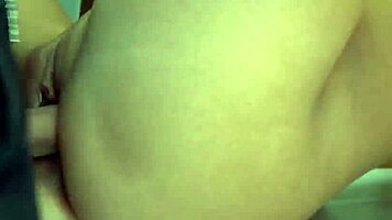 asian teen shoplifter bent over fucked doggystyle in garage punishment