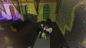 Trembling Virgin Slut's First Church Fuck Thrill