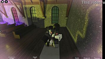 Trembling Virgin Slut's First Church Fuck Thrill